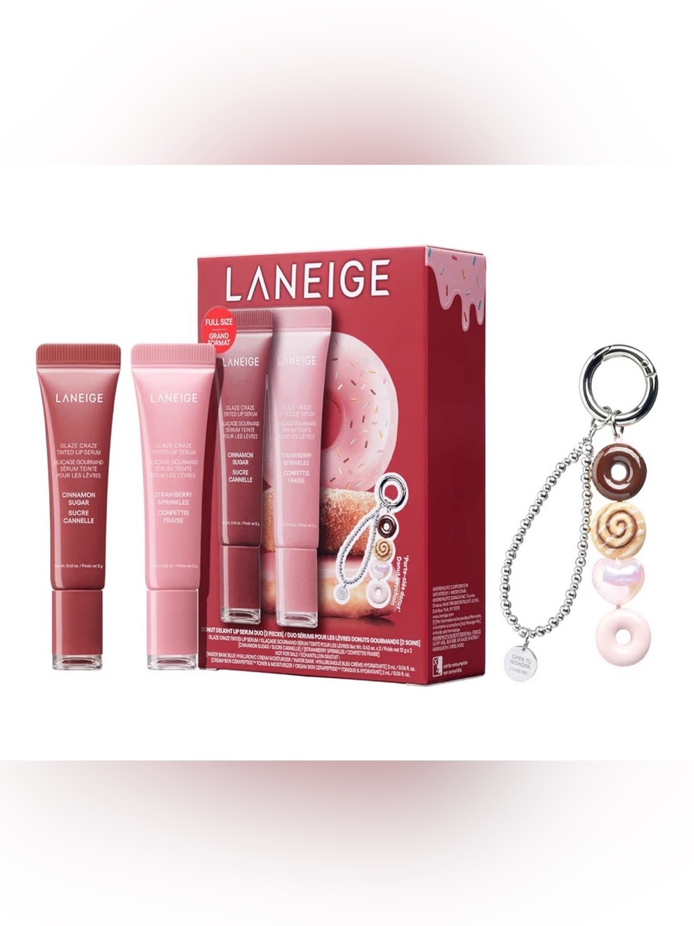 Limited Edition Laneige Donut Delight Set w/ Keychain - Full Size - Picture 3 of 11